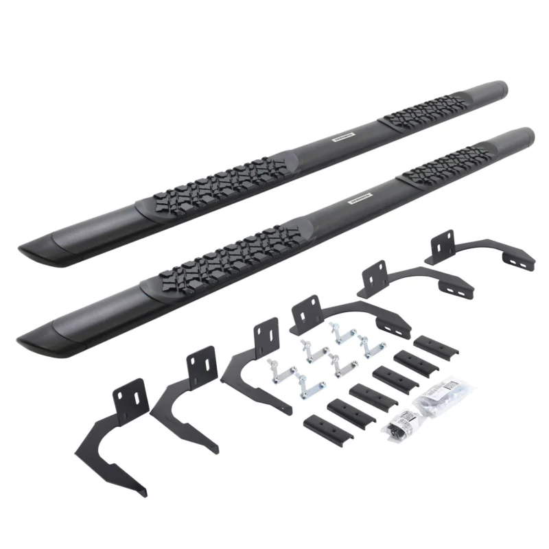 Go Rhino V3410687T - V-Series Side Steps, Black, V-Series V3