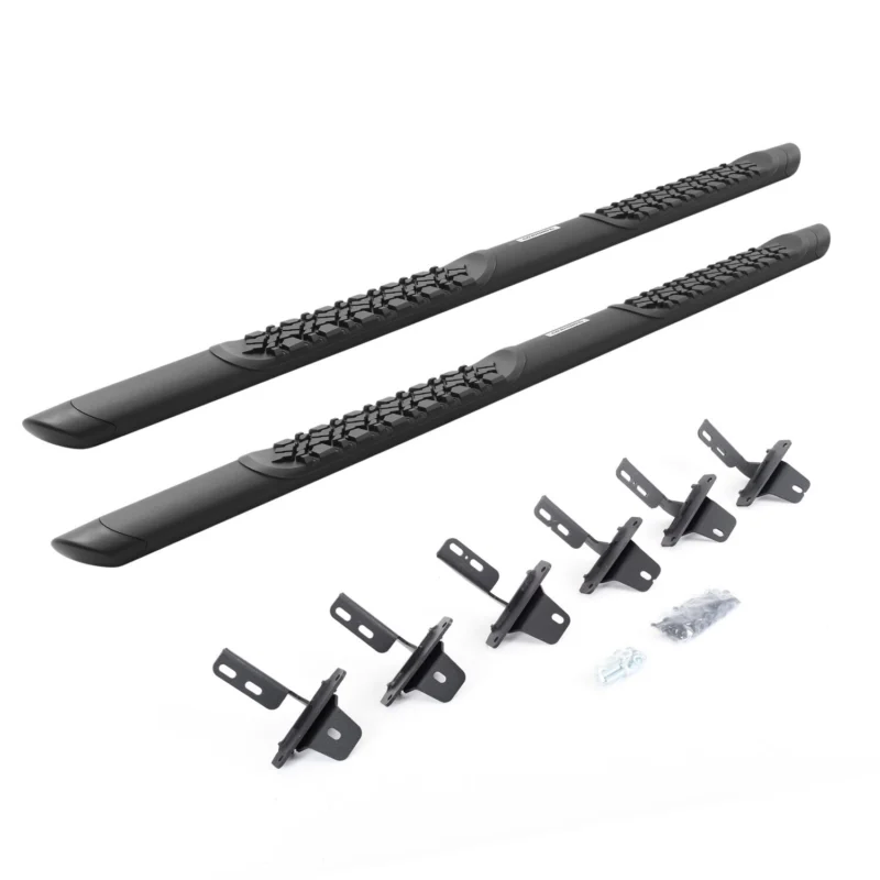 Go Rhino V3412974T - V Series Side Steps, Black, V-Series V3