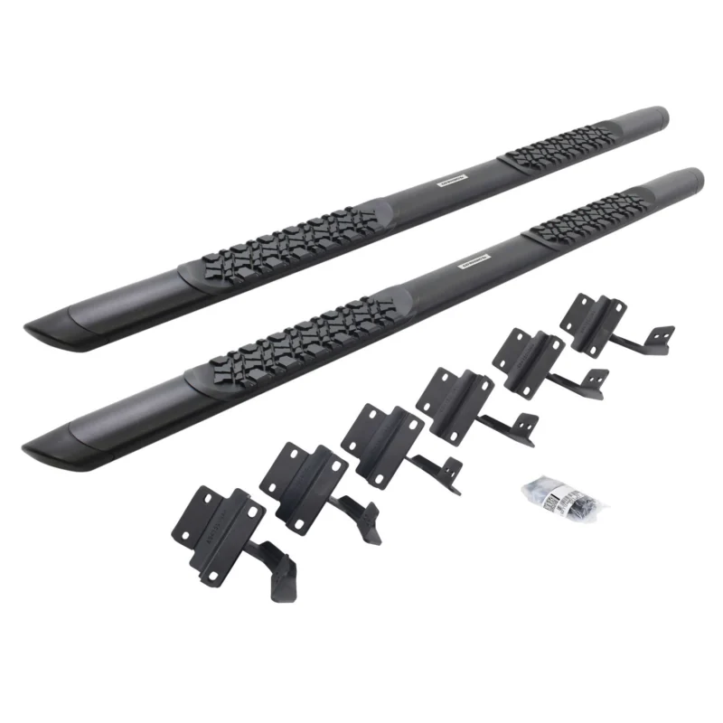 Go Rhino V3415587T - V-Series Side Steps, Black, V-Series V3