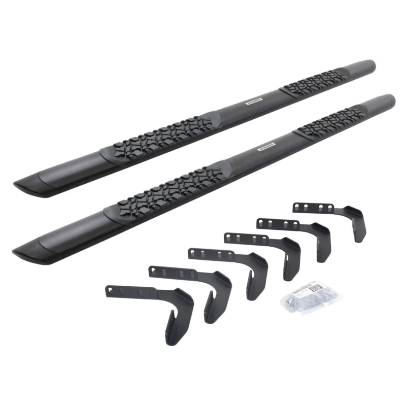 Go Rhino V3418087T - V-Series Side Steps, Black, V-Series V3