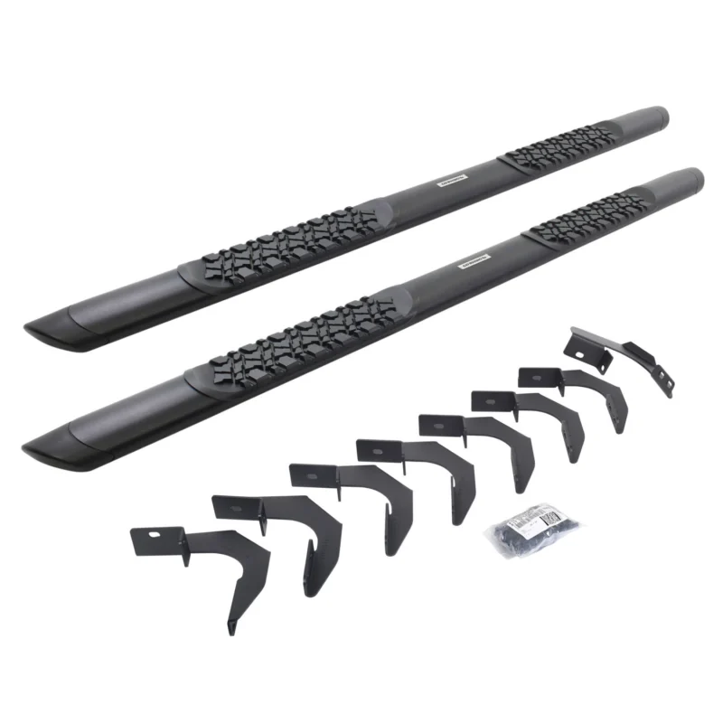 Go Rhino V3423580T - V-Series Side Steps, Black, V-Series V3