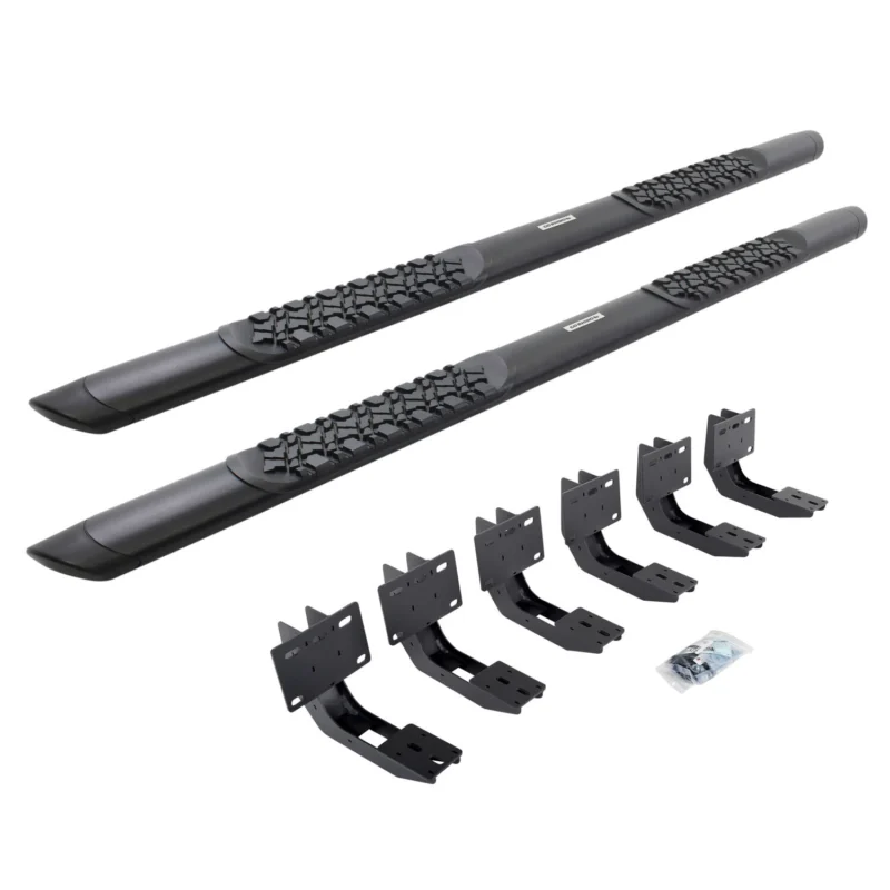 Go Rhino V3430687T - V-Series Side Steps, Black, V-Series V3