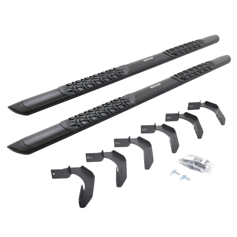 Go Rhino V3434668T - V-Series Side Steps, Black, V-Series V3