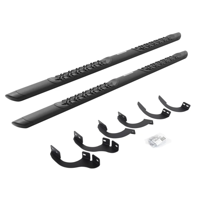 Go Rhino V3442568T - V Series Side Steps, Black, V-Series V3