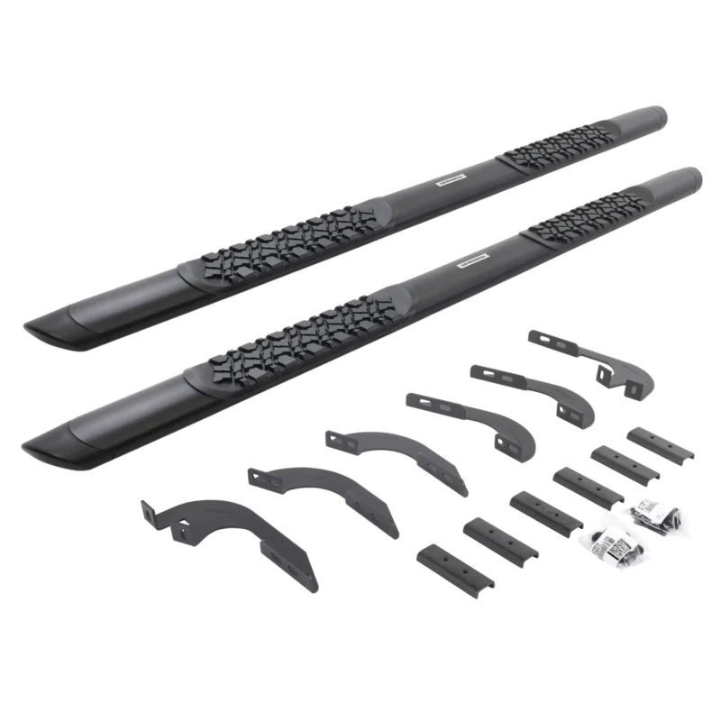Go Rhino V3442768T - V-Series Side Steps, Black, V-Series V3
