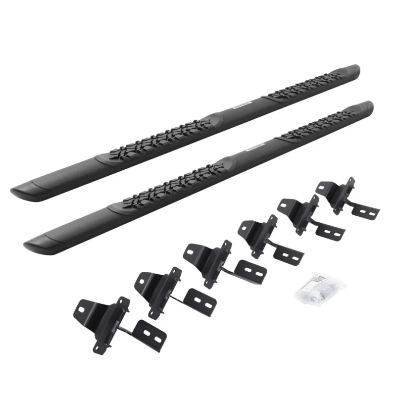 Go Rhino V3450674T - V-Series Side Steps, Black, V-Series V3
