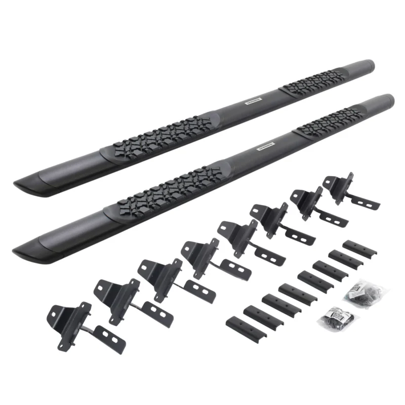 Go Rhino V3451687T - V-Series Side Steps, Black, V-Series V3