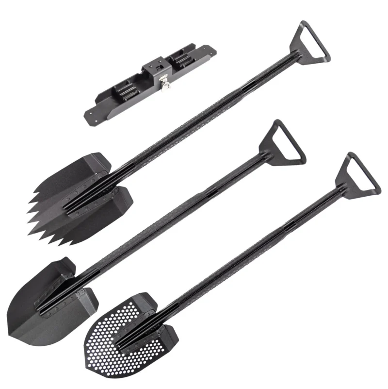 Go Rhino XG-RS50100T - Three-Shovel System, Textured Black, Xventure Gear