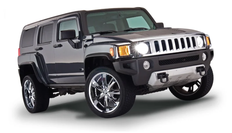 Husky Liners 28015900 - OE Style Fender Flares, Black, Abs Thermoplastic
