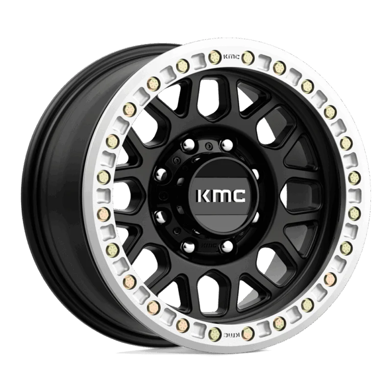 KMC KM23478580700 - Grenade Desert Beadlock, Satin Black, Km234 Grenade Desert Beadlock