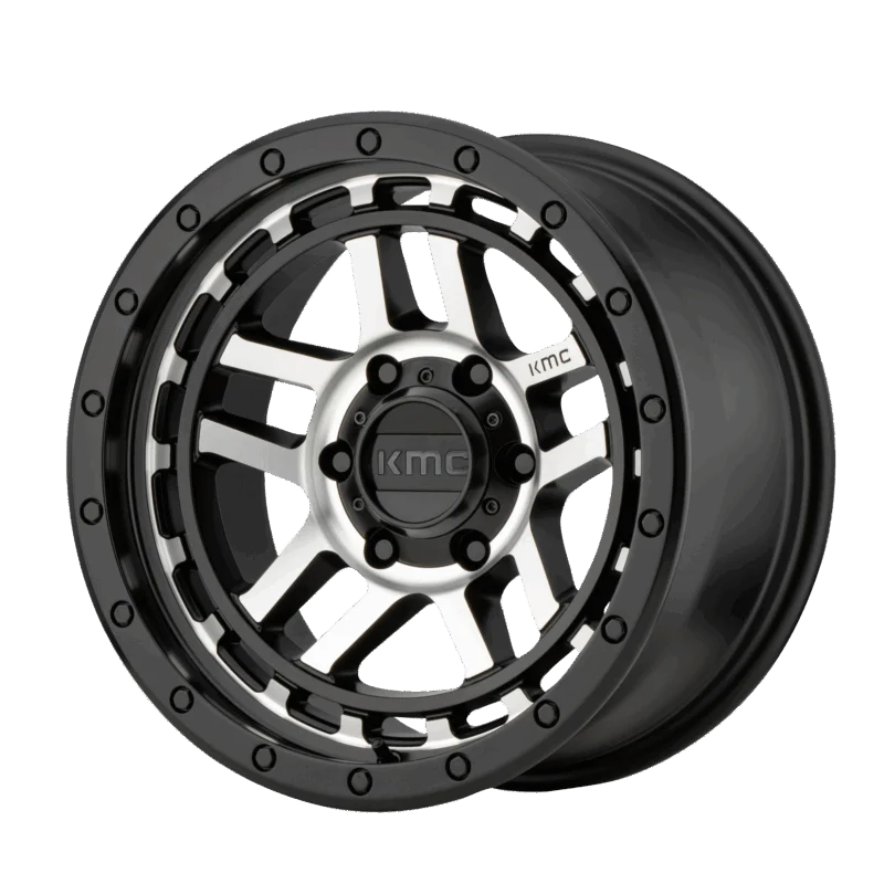 KMC KM54088577518 - Recon, Satin Black Machined, Km540 Recon
