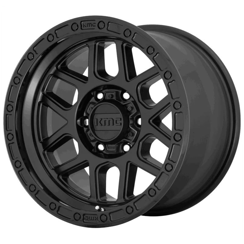 KMC KM54479063718 - Mesa, Satin Black W/ Gloss Black Lip, Km544 Mesa