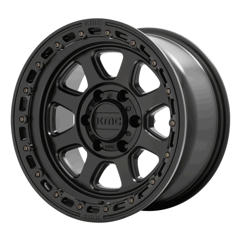 KMC KM54879068700 - Chase, Satin Black W/ Gloss Black Lip, Km548 Chase
