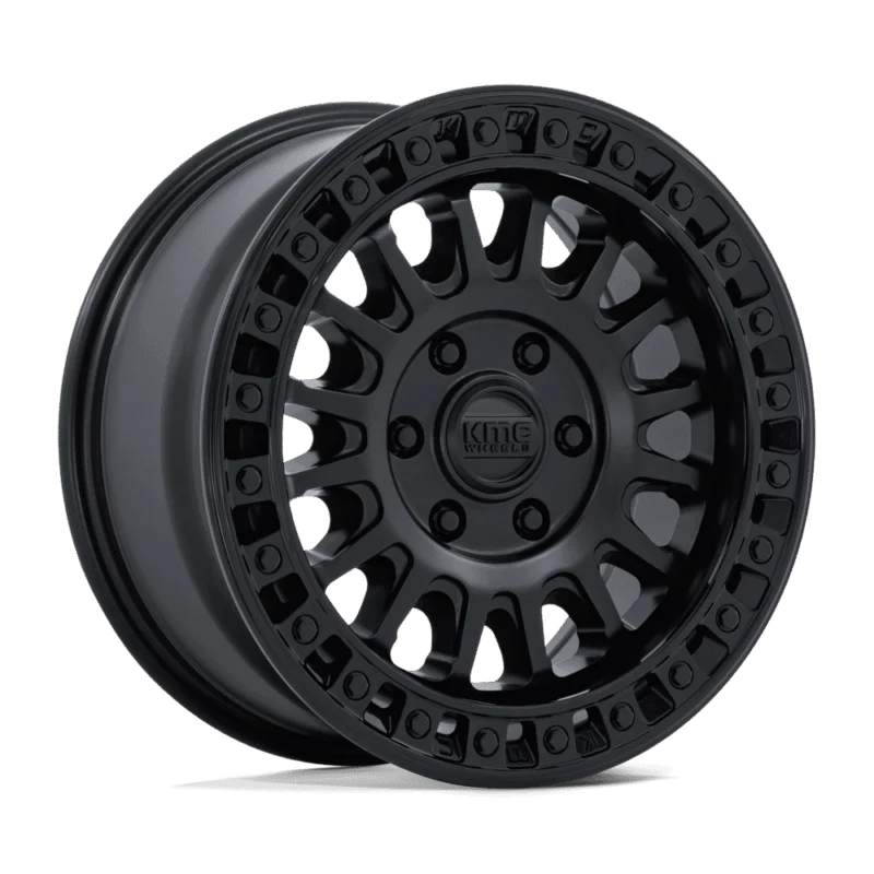 KMC KM552MB17806832 - IMS, Matte Black W/ Gloss Black Lip, KM552 IMS