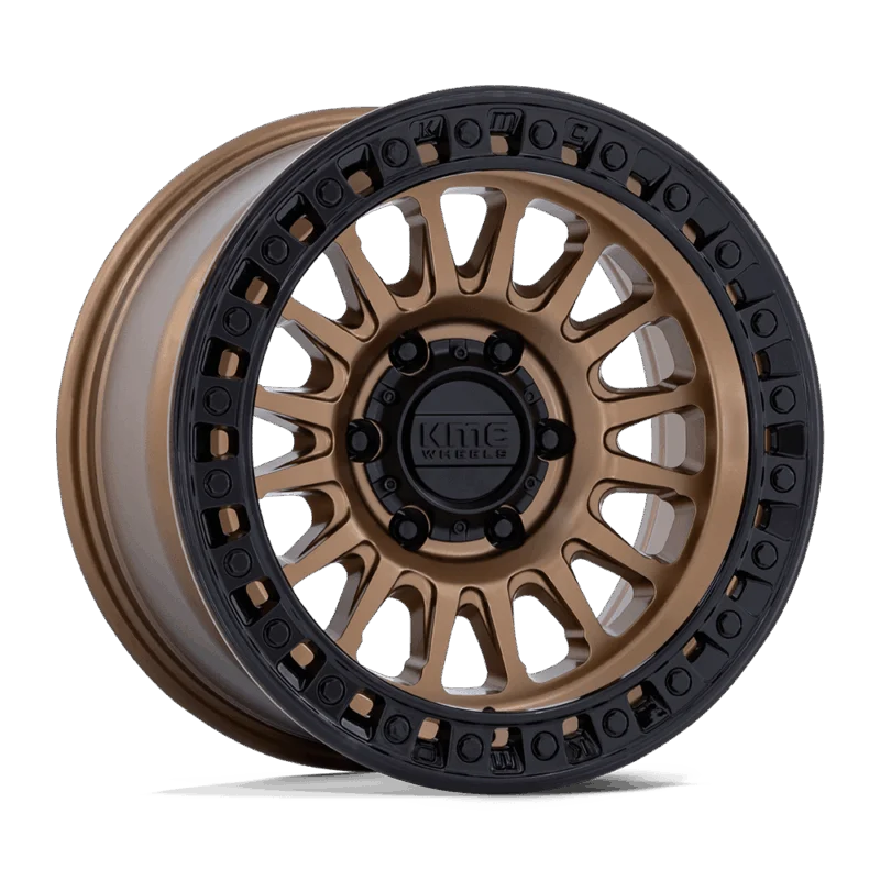 KMC KM552ZB17856810N - IMS, Matte Bronze W Gloss Black Lip, KM552 IMS
