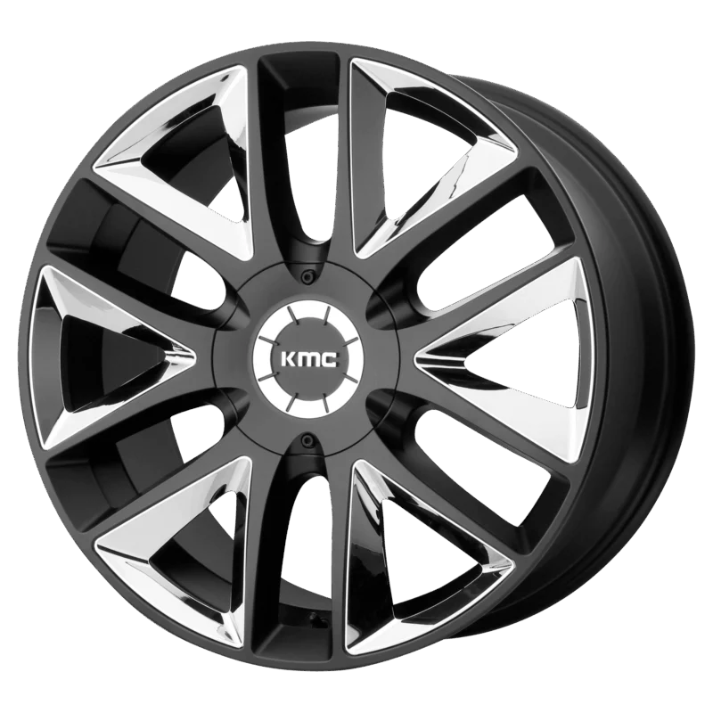 KMC KM71022966730 - Takedown, Satin Black W/ Chrome Inserts, Km710 Takedown