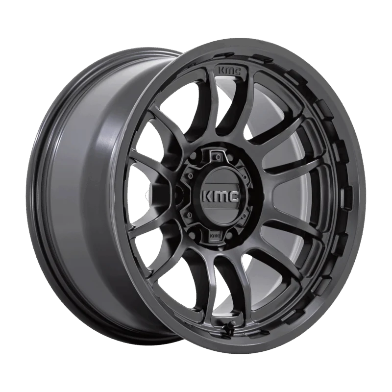 KMC KM727MX17855000 - Wrath, Satin Black, Km727 Wrath