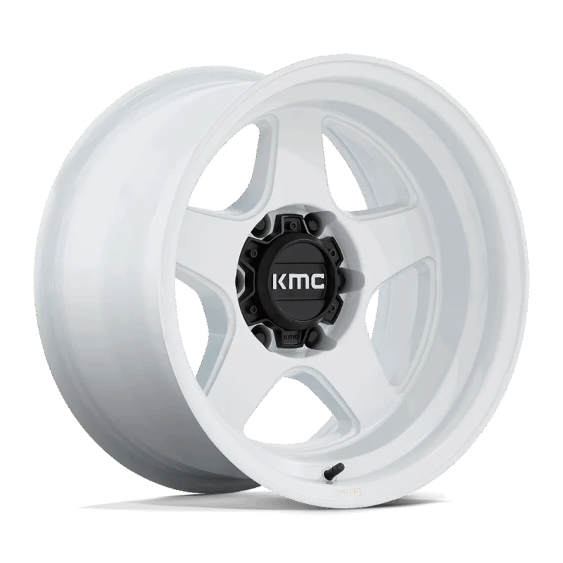 KMC KM728WX17856818 - Lobo, Gloss White, Km728 Lobo