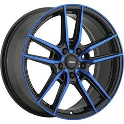 Konig 55BB-MY8851243F - 55BB Myth, 5x112 +43mm, Gloss Black with Blue Tinted Clear-Coat