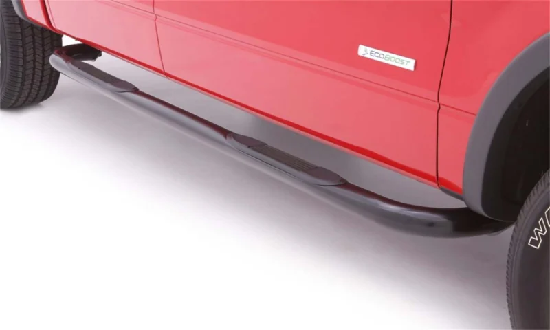Lund 23053782 - 3" Round Bent Nerf Bars, Regular Cab