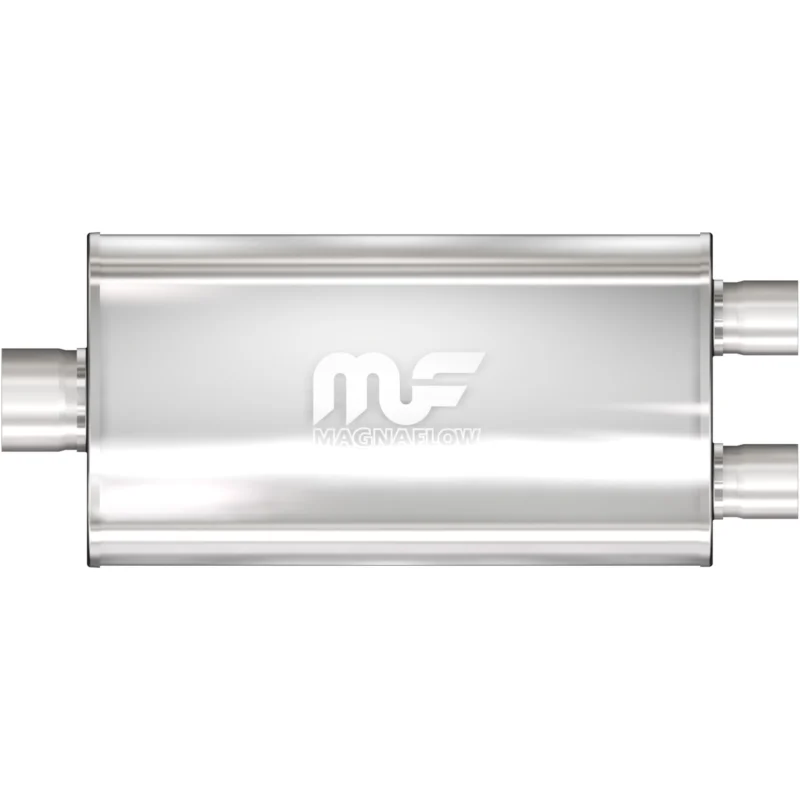 MagnaFlow Exhaust Products 12594 - Straight Through Mufflers, Satin