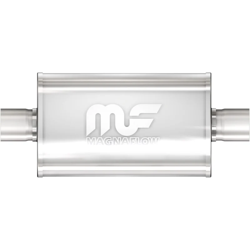 MagnaFlow Exhaust Products 14149 - Straight Through Mufflers, Brushed