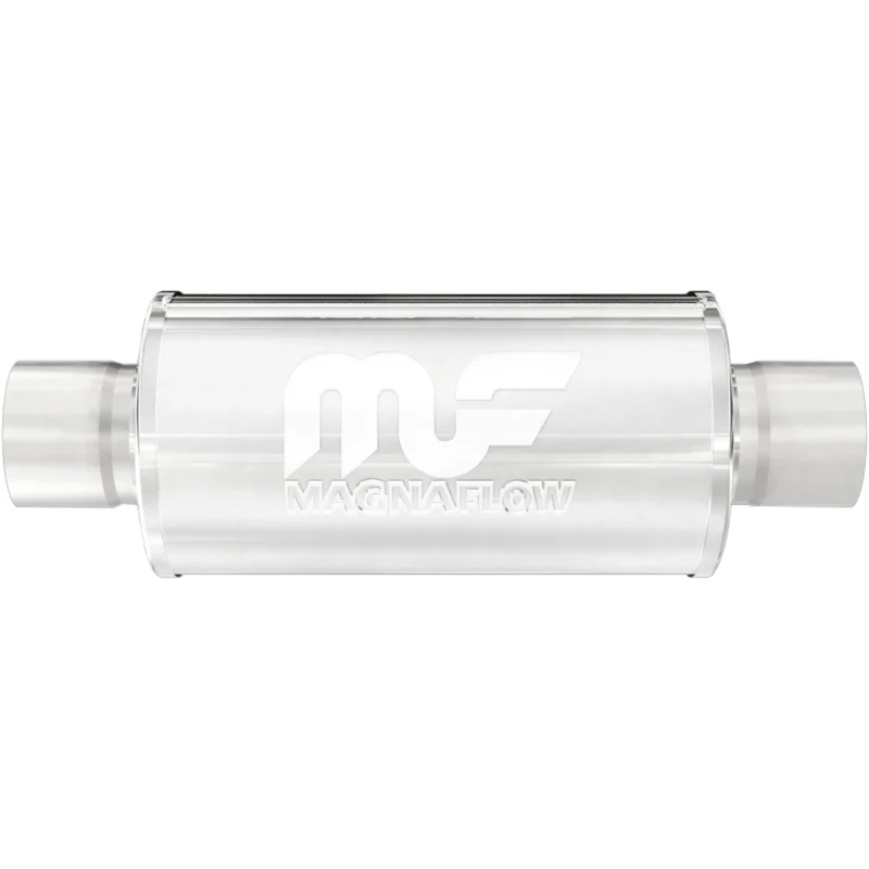 MagnaFlow Exhaust Products 14158 - Straight Through Mufflers, Brushed