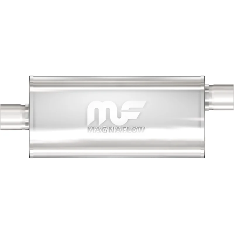 MagnaFlow Exhaust Products 14226 - Straight Through Mufflers, Brushed