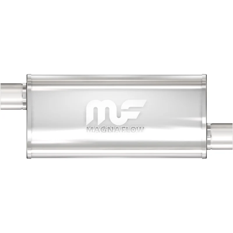 MagnaFlow Exhaust Products 14239 - Straight Through Mufflers, Brushed