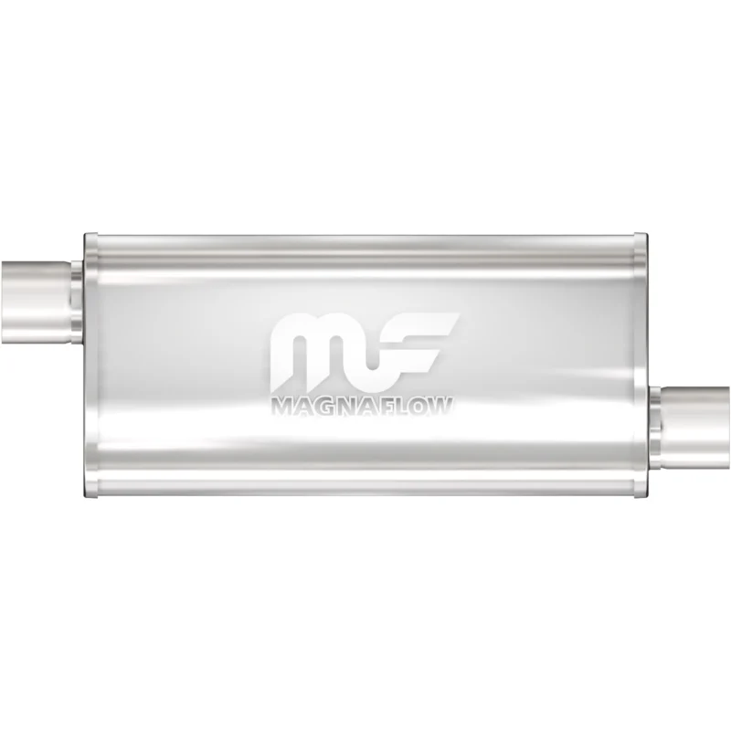MagnaFlow Exhaust Products 14261 - Straight Through Mufflers, Brushed
