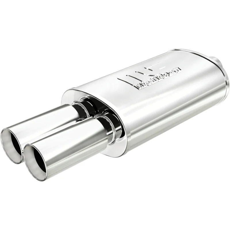 MagnaFlow Exhaust Products 14815 - Straight Through Mufflers, Brushed