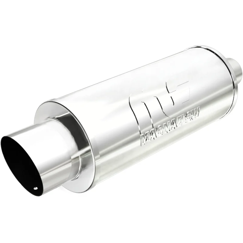 MagnaFlow Exhaust Products 14821 - Straight Through Mufflers, Brushed