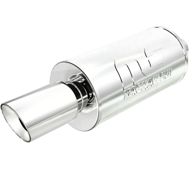 MagnaFlow Exhaust Products 14826 - Straight Through Mufflers, Brushed