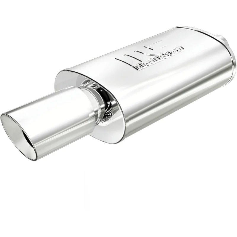 MagnaFlow Exhaust Products 14829 - Straight Through Mufflers, Brushed