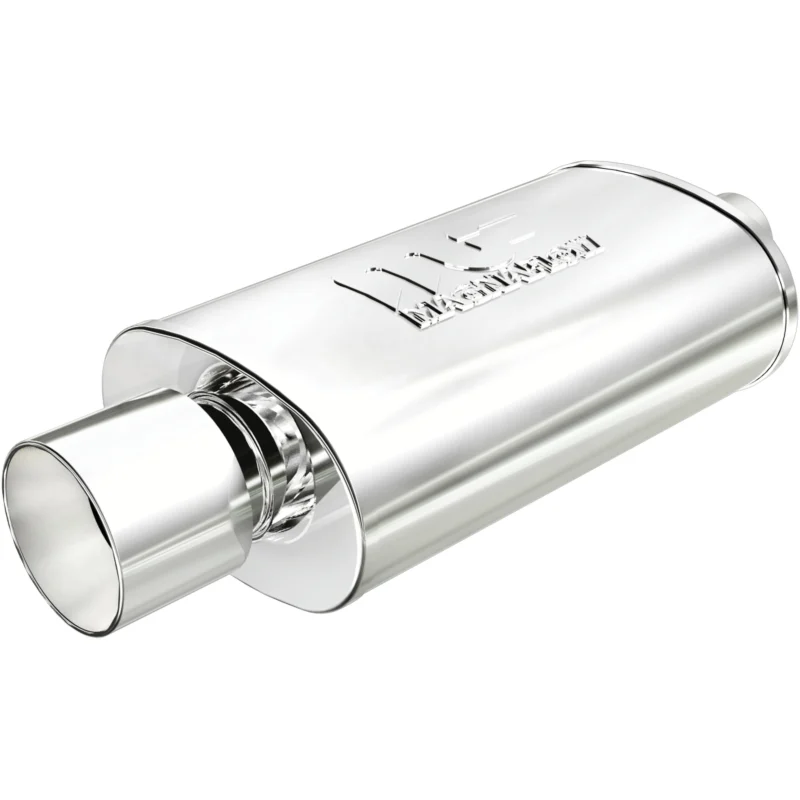 MagnaFlow Exhaust Products 14832 - Straight Through Mufflers, Brushed