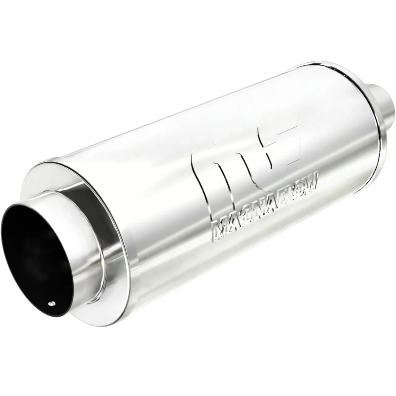 MagnaFlow Exhaust Products 14846 - Straight Through Mufflers, Brushed