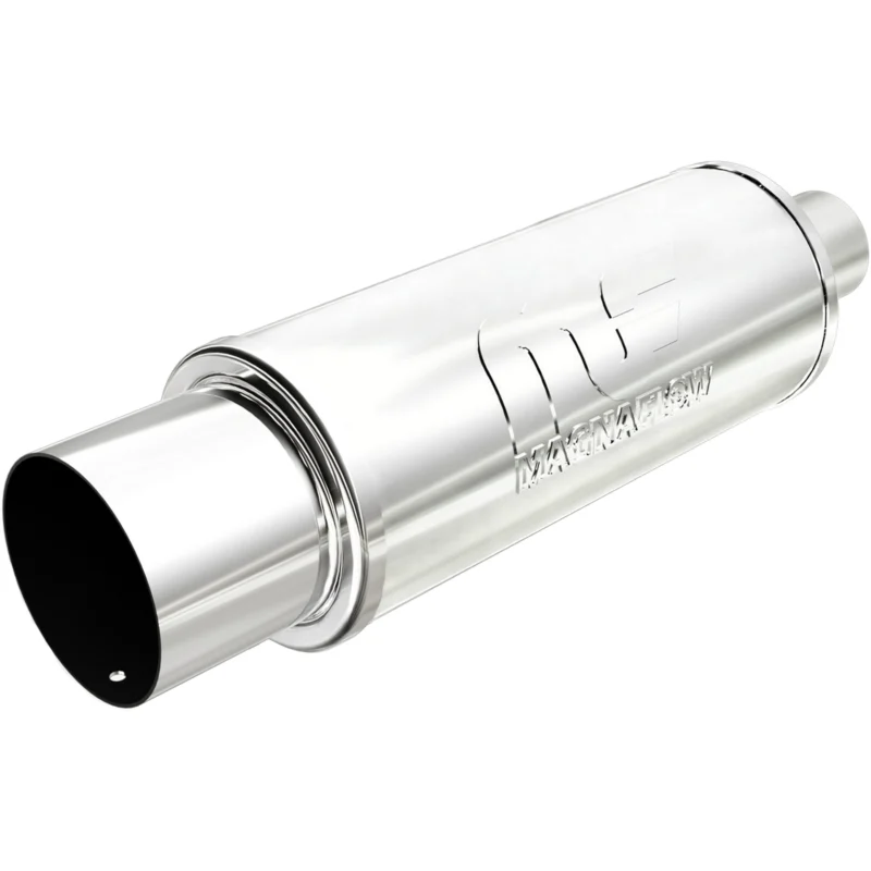 MagnaFlow Exhaust Products 14857 - Straight Through Mufflers, Brushed