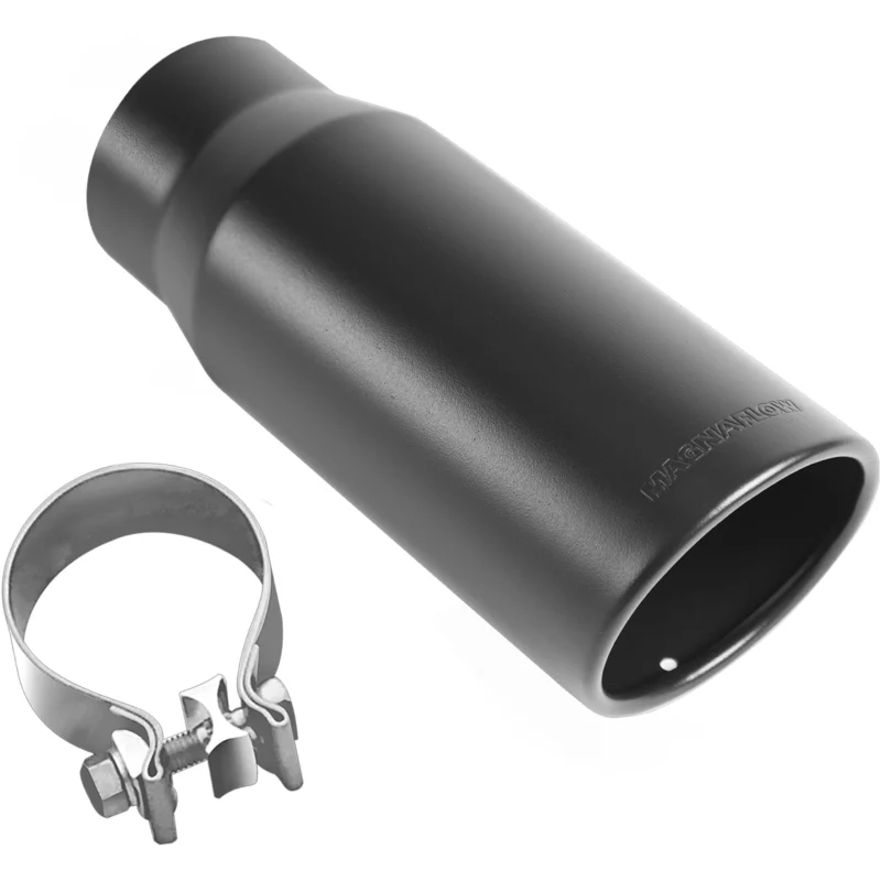 MagnaFlow Exhaust Products 35237 - Exhaust Tips, Black, Satin