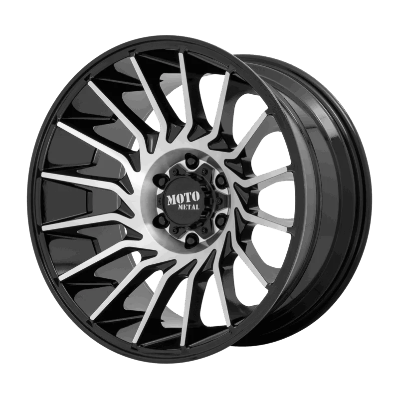 Moto Metal MO80722068518N - MO807, Gloss Black Machined