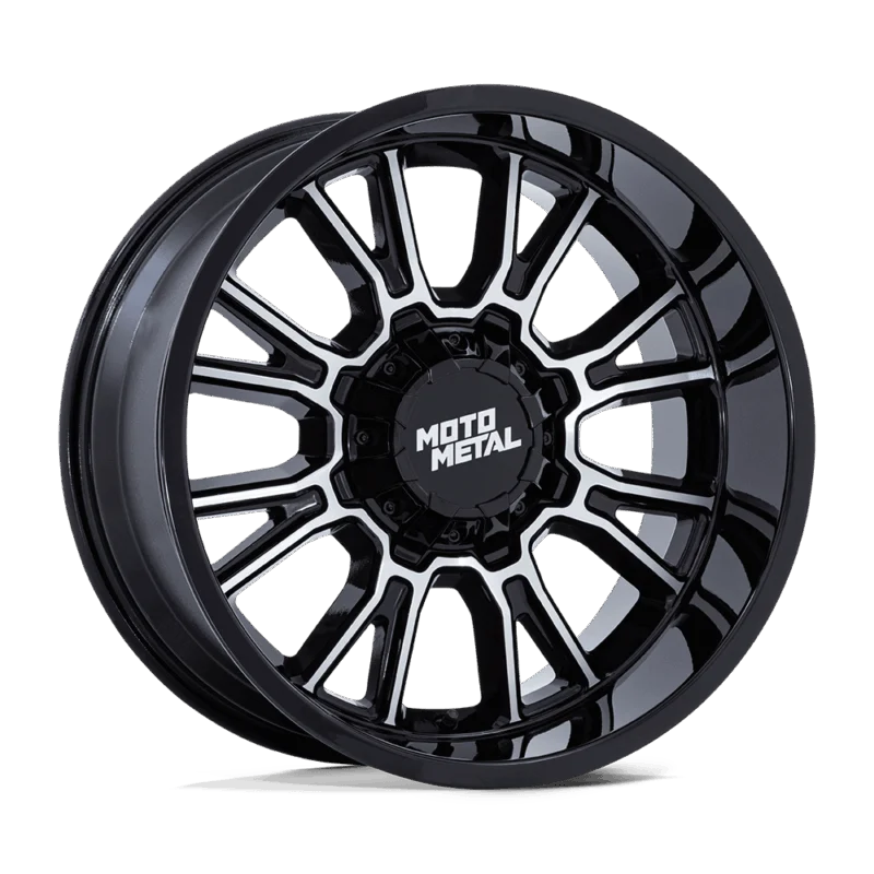 Moto Metal MO810BD17907720 - Legacy, Gloss Black Machined, Mo810 Legacy