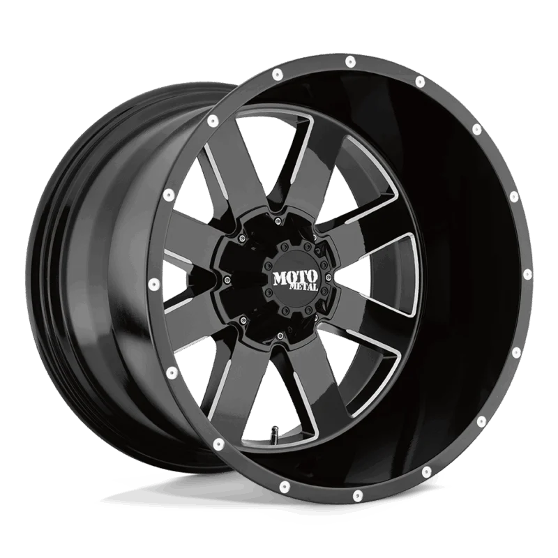 Moto Metal MO96289068300 - MO962, Gloss Black Milled
