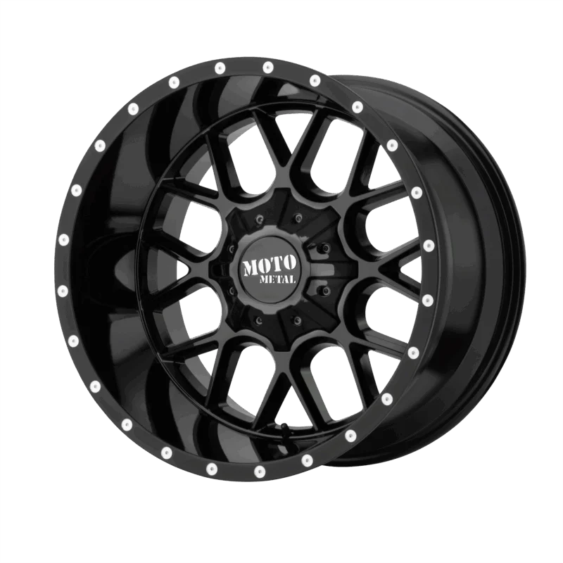 Moto Metal MO986290673A18 - Siege, Gloss Black, Mo986 Siege