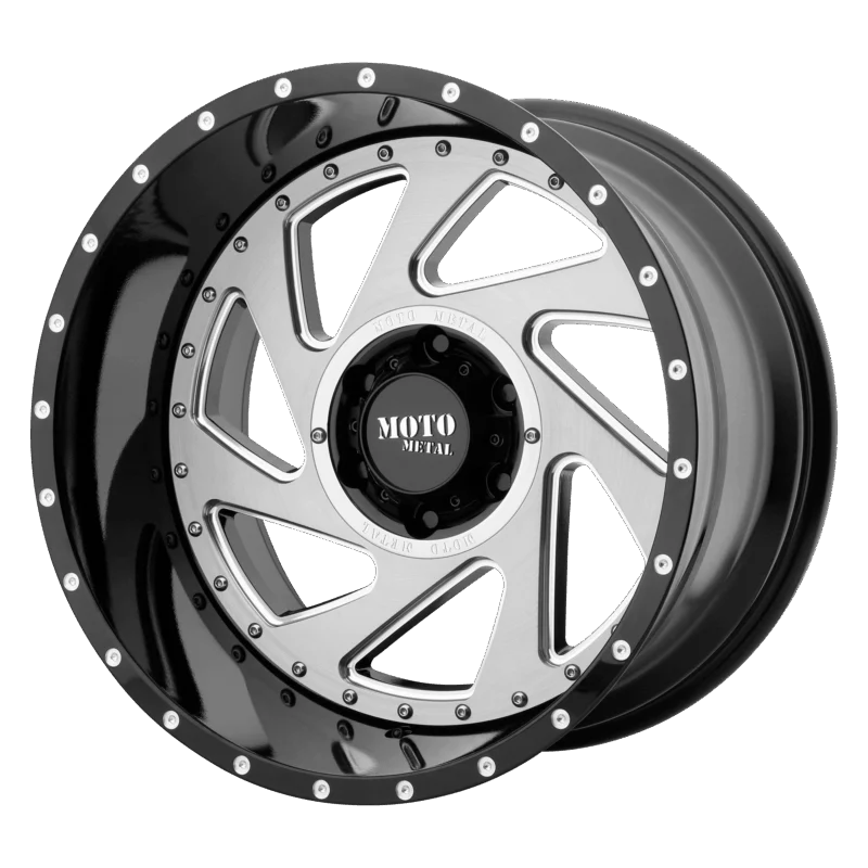Moto Metal MO98921250344N - Change Up, Gloss Black Mill Brush Inserts, Mo989 Change Up