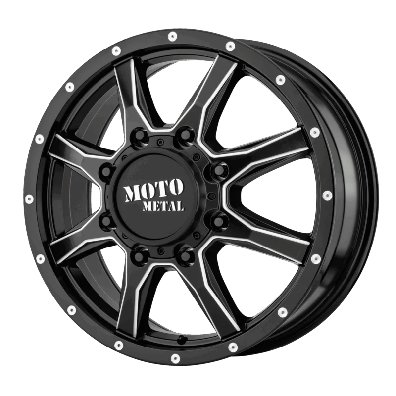 Moto Metal MO995208817127 - MO995, Satin Black Milled