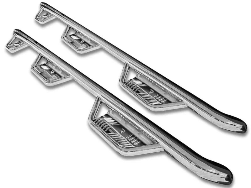 N-Fab HPD10103CC-6-SS - Podium Steps, Crew Cab, 6'4" Bed
