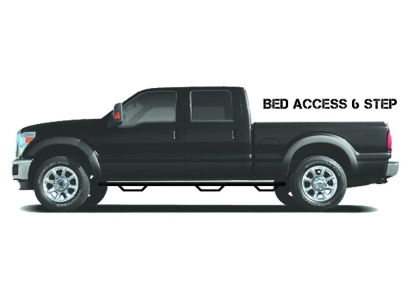 N-Fab HPT0792QC-6-TX - Podium Steps, Crew Cab, 6'7" Bed