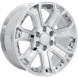 OEP 166C-2298324 - 166c, 6x5.5 +24mm, Chrome Plated