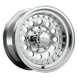 Pacer 162M-6882 - 162M Aluminum Mod, 8x6.5 -6mm, Machined Finish w/Clear Coat