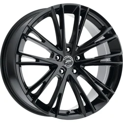 Platinum 458-8891BK+35 - 458BK Prophecy, 5x115 +35mm, Gloss Black with Clear-Coat