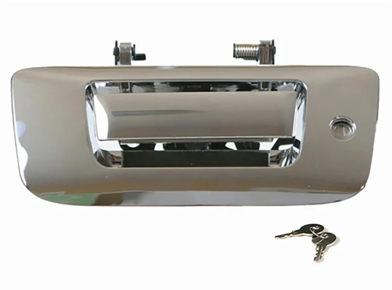 Pop & Lock PL1310C - Manual Tailgate Locks, Chrome, Full Handle Replacement